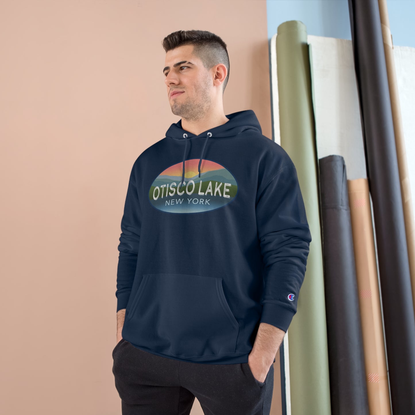 Otisco Lake - Unisex Champion Hoodie