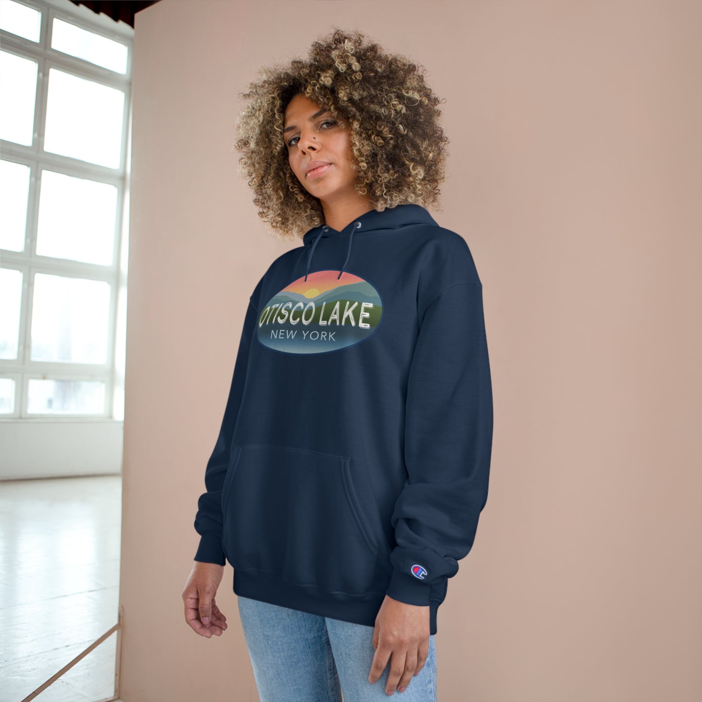 Otisco Lake - Unisex Champion Hoodie