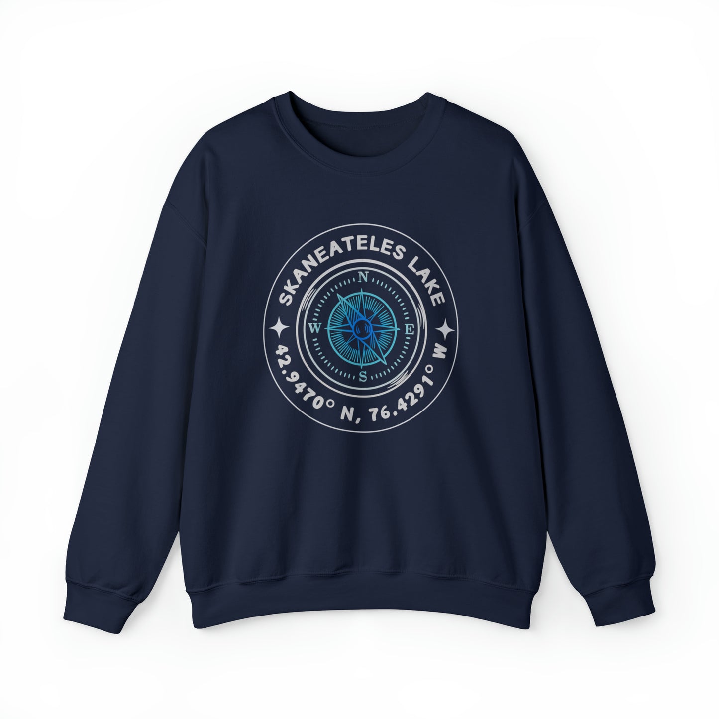 Skaneateles Compass - Unisex Crewneck Sweatshirt