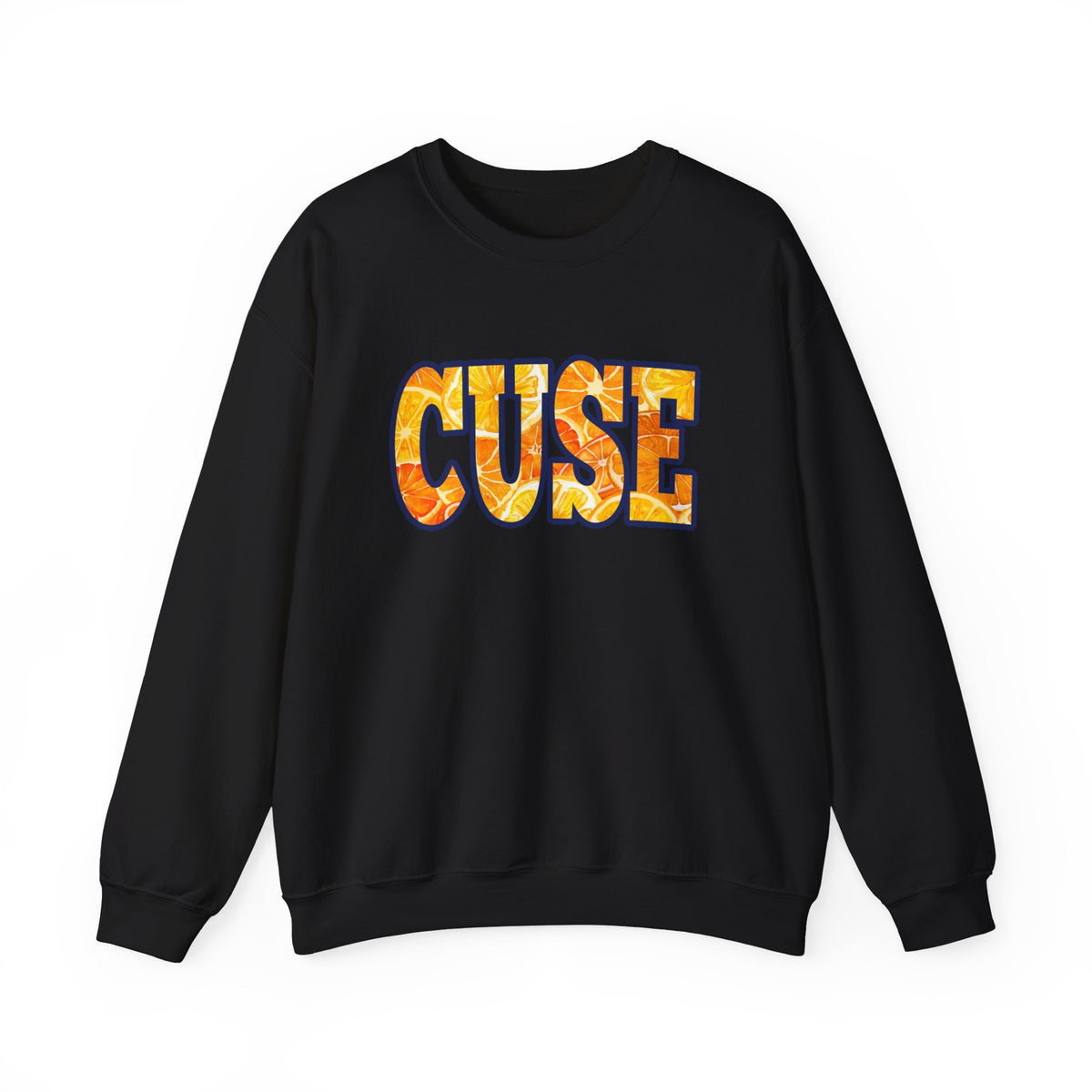 CUSE Orange Slices Crewneck Sweatshirt — Syracuse Inspired Fall Pullover