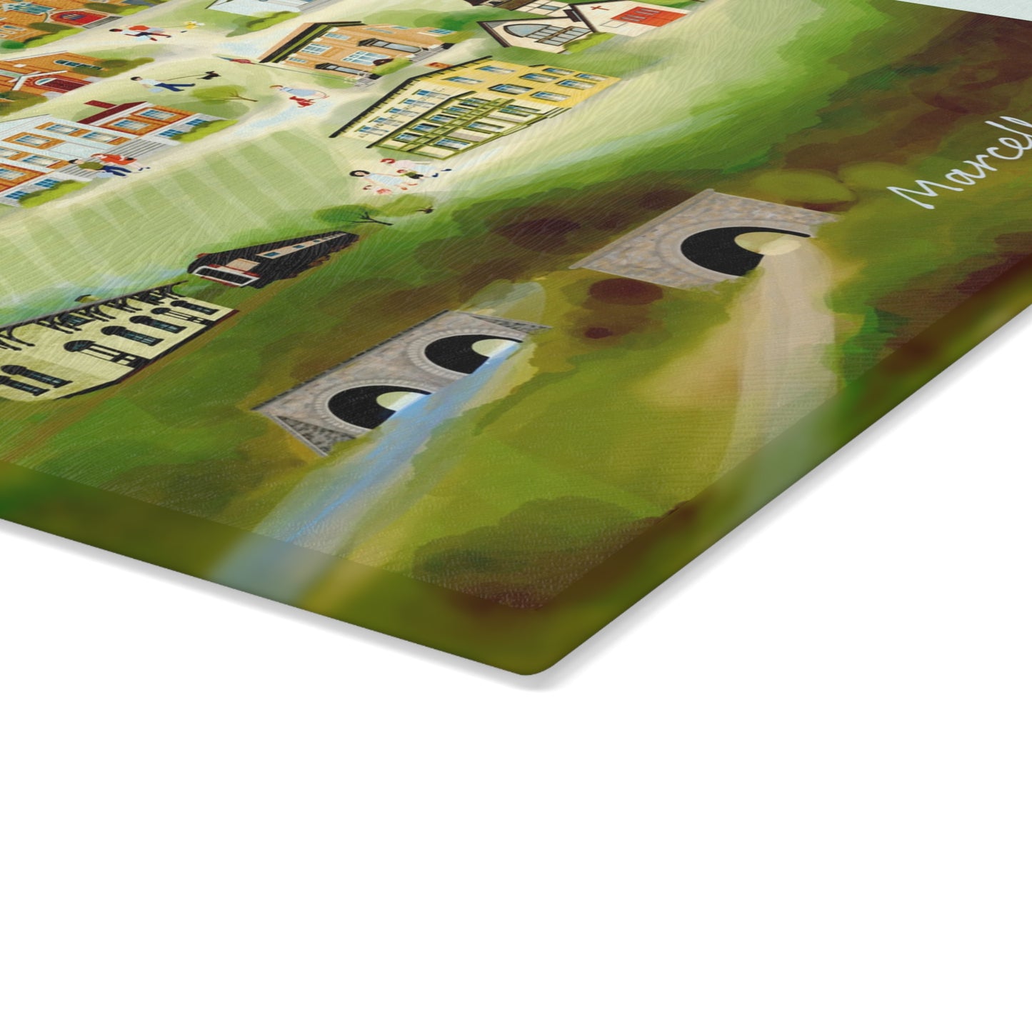 Marcellus Summer Glass Cutting and Charcuterie Board