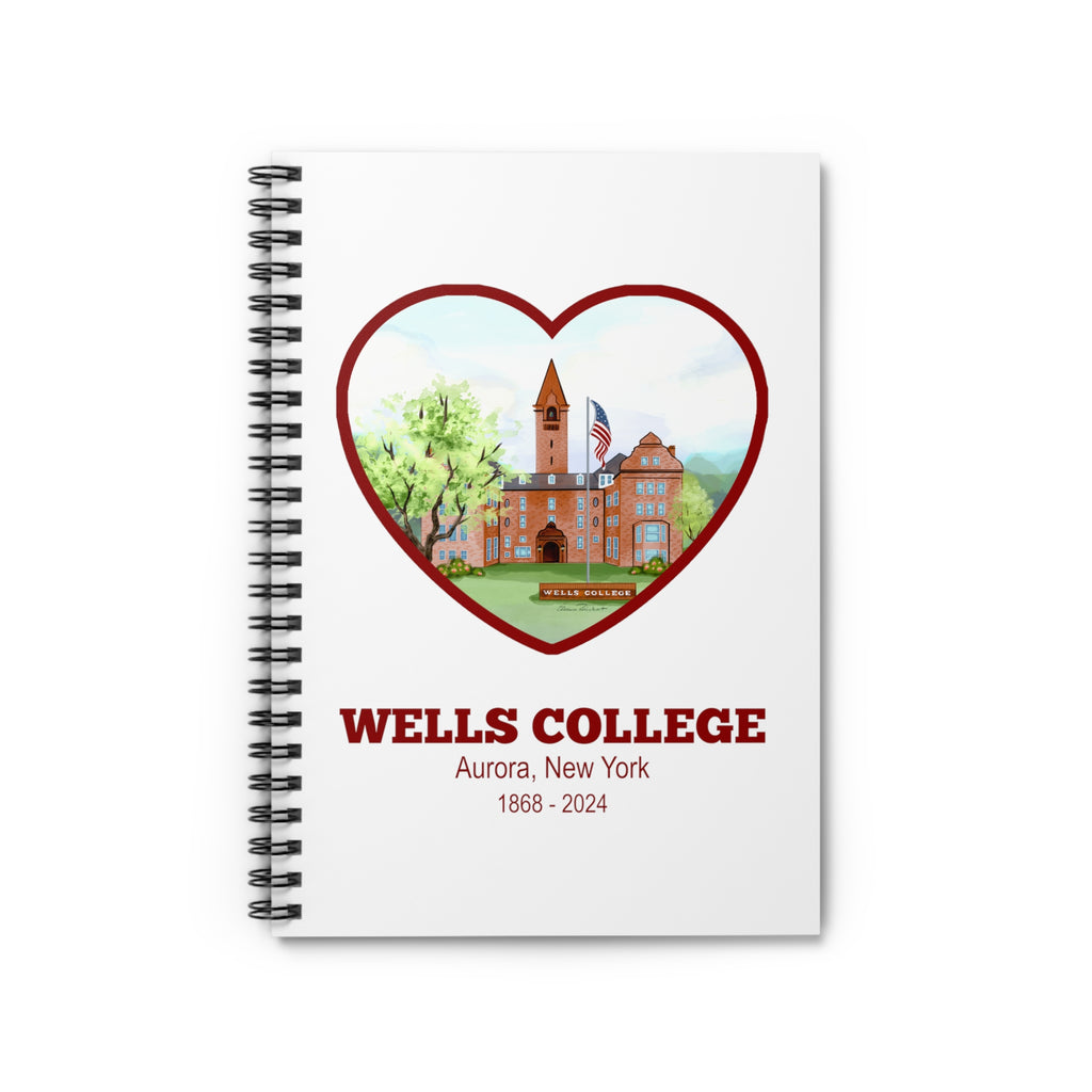 Wells College Aurora NY Spiral Notebook - Ruled Line