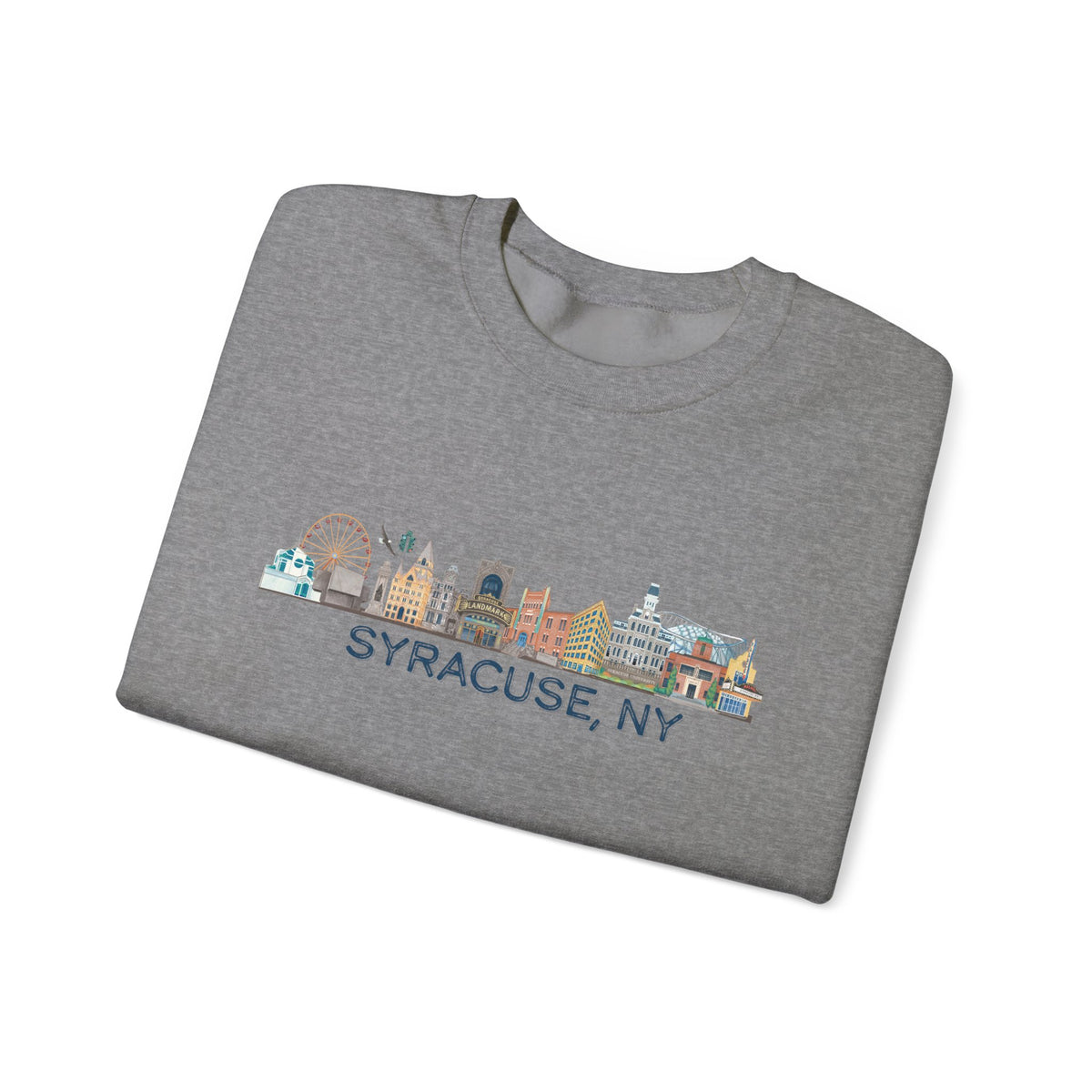 Syracuse Skyline Crewneck Sweatshirt — Syracuse Inspired Fall Pullover