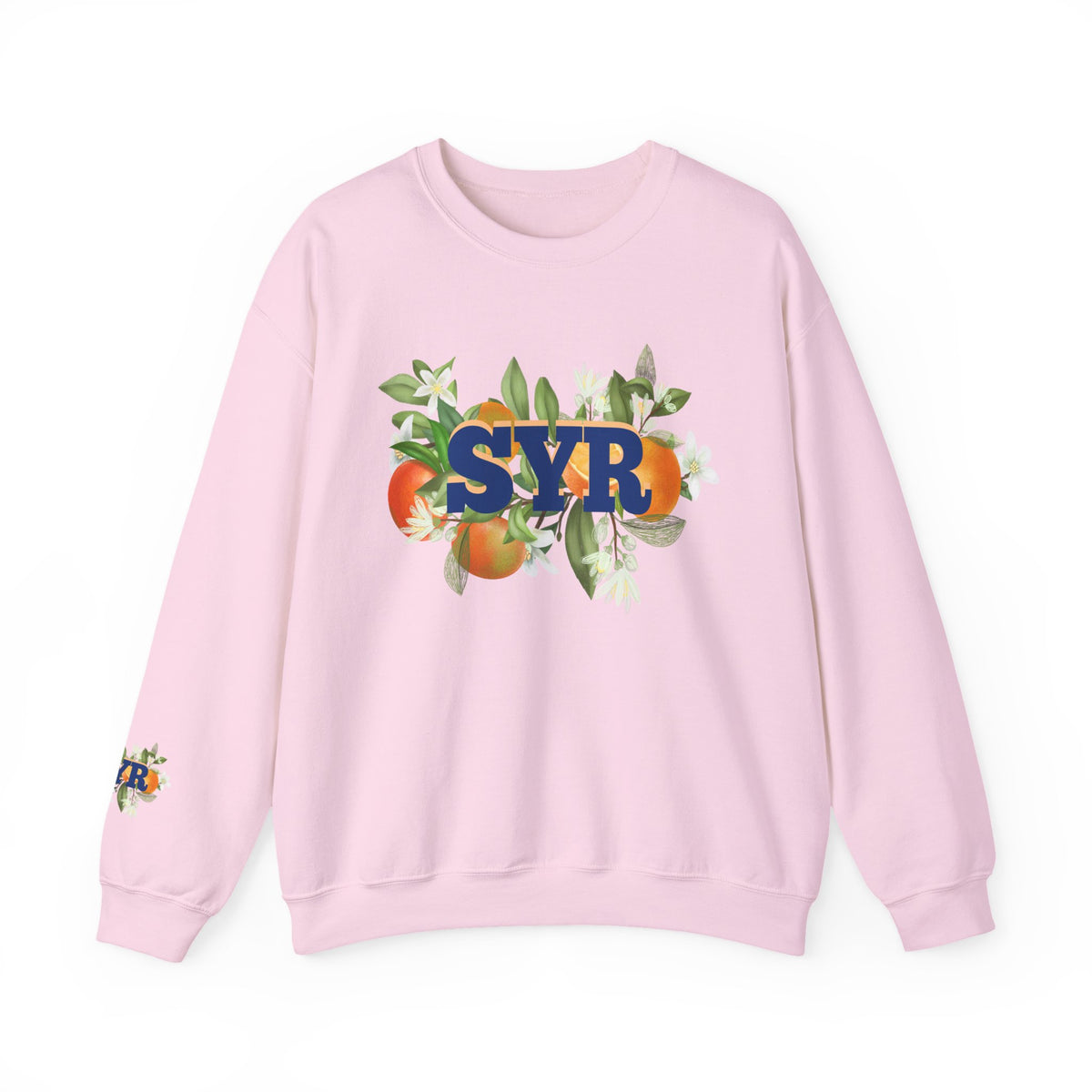 SYR Floral Crewneck Sweatshirt — Syracuse Inspired Fall Pullover