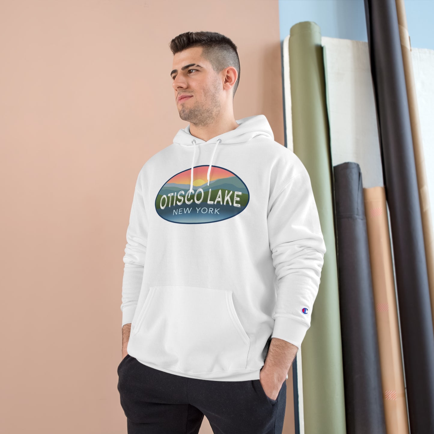 Otisco Lake - Unisex Champion Hoodie