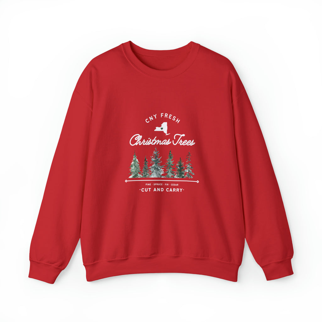 CNY Fresh Christmas Trees - Unisex Crewneck Sweatshirt