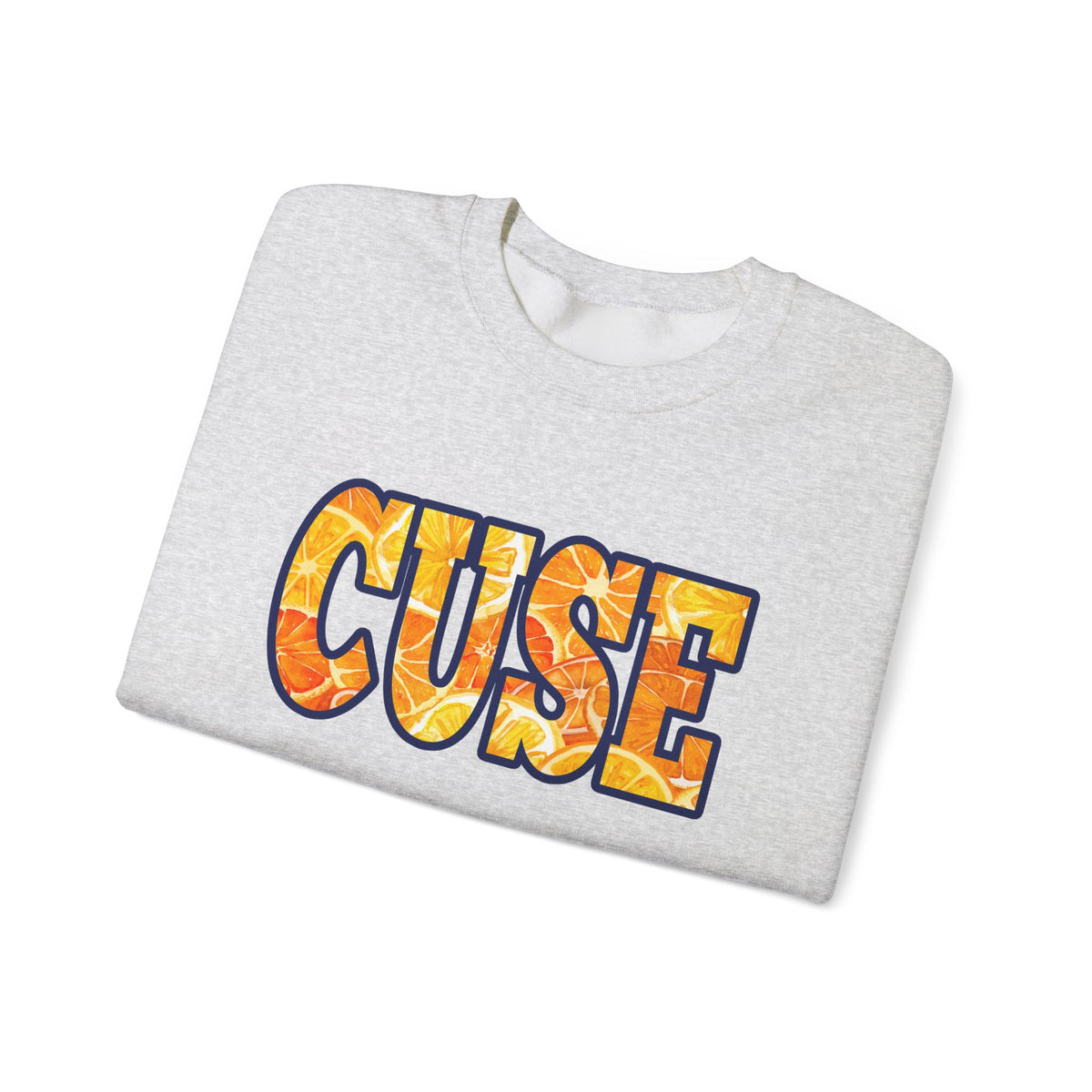 CUSE Orange Slices Crewneck Sweatshirt — Syracuse Inspired Fall Pullover