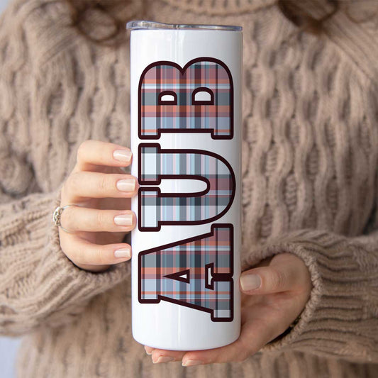AUB Auburn Skinny Stainless Steel Hot or Cold Tumbler - Sample Sale