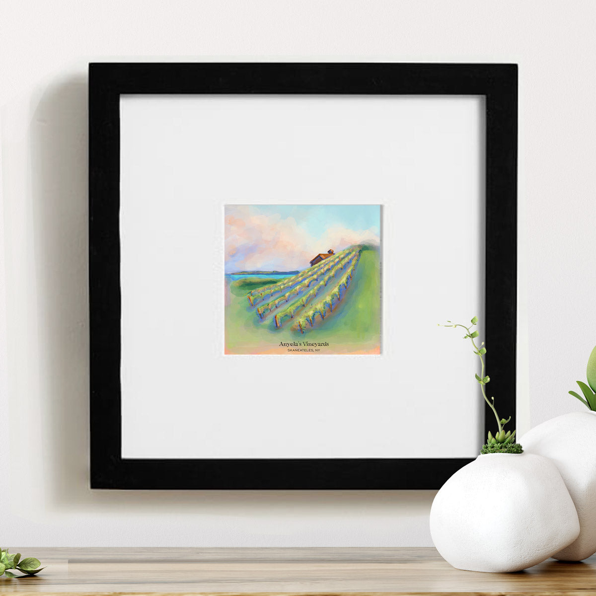 Anyela's Vineyards Skaneateles Fine Art Print