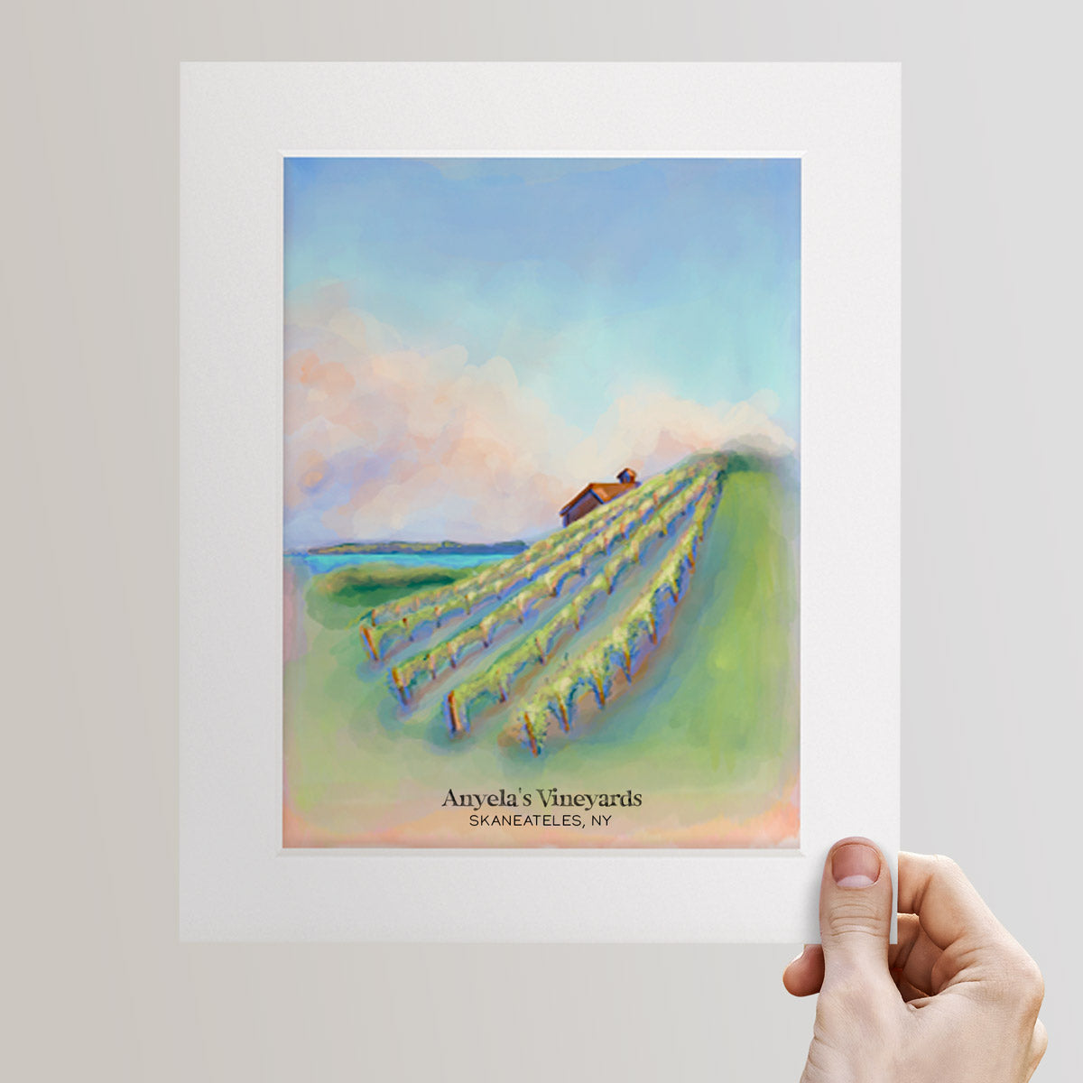 Anyela's Vineyards Skaneateles Fine Art Print