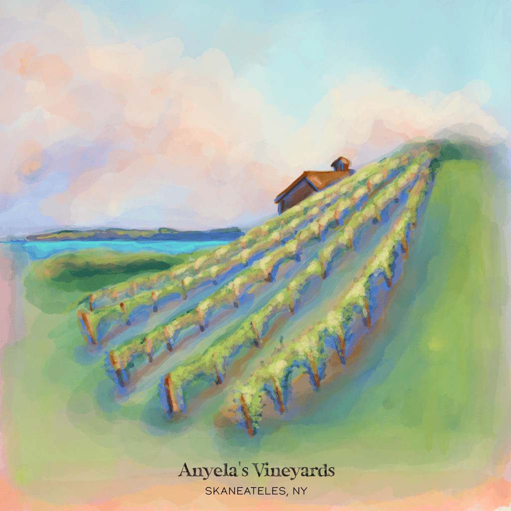 Anyela's Vineyards Skaneateles Fine Art Print