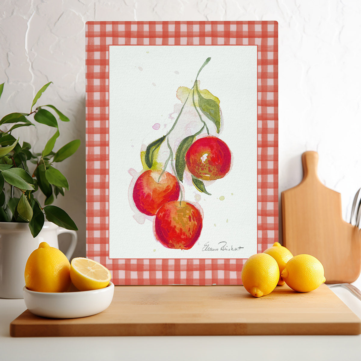 Apple Branch Glass Cutting and Charcuterie Board
