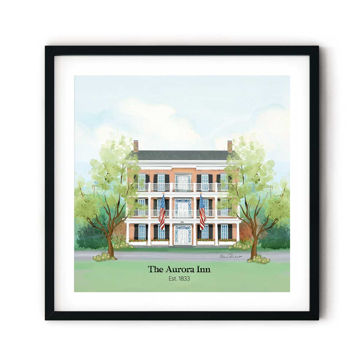Aurora Inn Fine Art Print