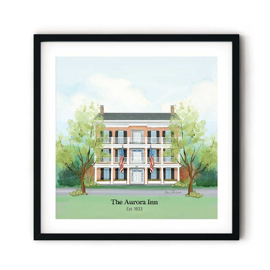 Aurora Inn Fine Art Print