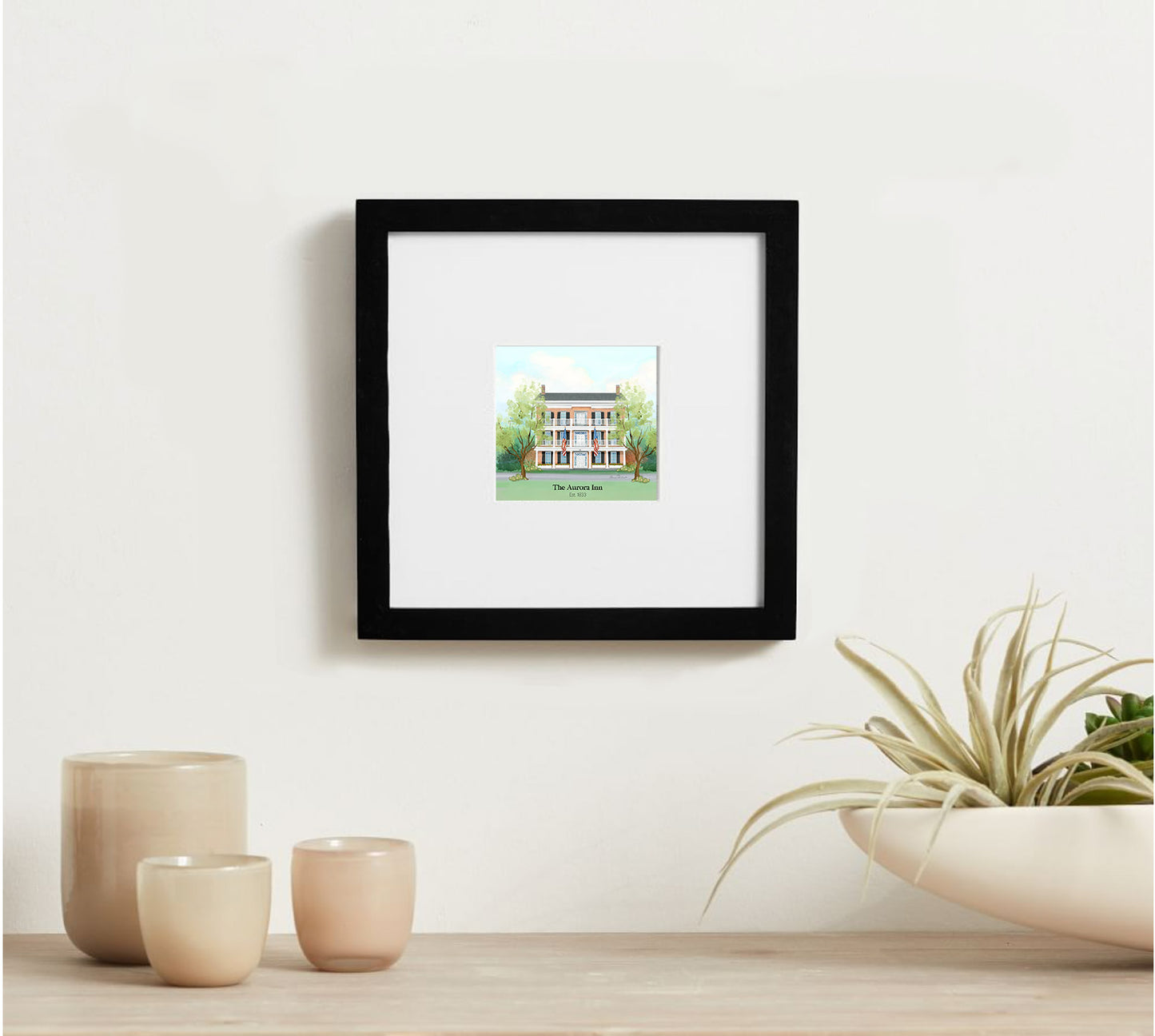 Aurora Inn Framed Mini