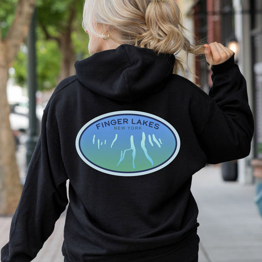 Finger Lakes Cozy Hoodie - Unisex Fleece Pullover