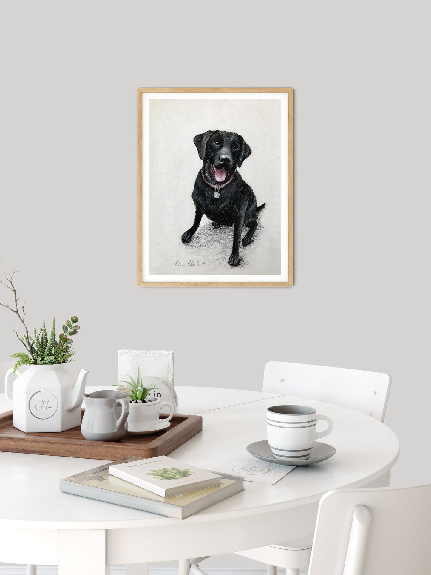 JANUARY BOOKING - Custom Watercolor Pet Portrait - Hand Painted Original Artwork from Your Photos, Custom details added