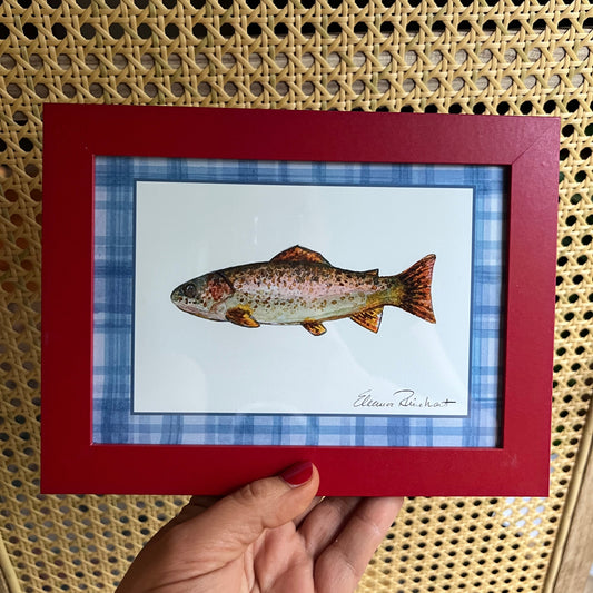 Sample Sale Framed Mini Print - Trout