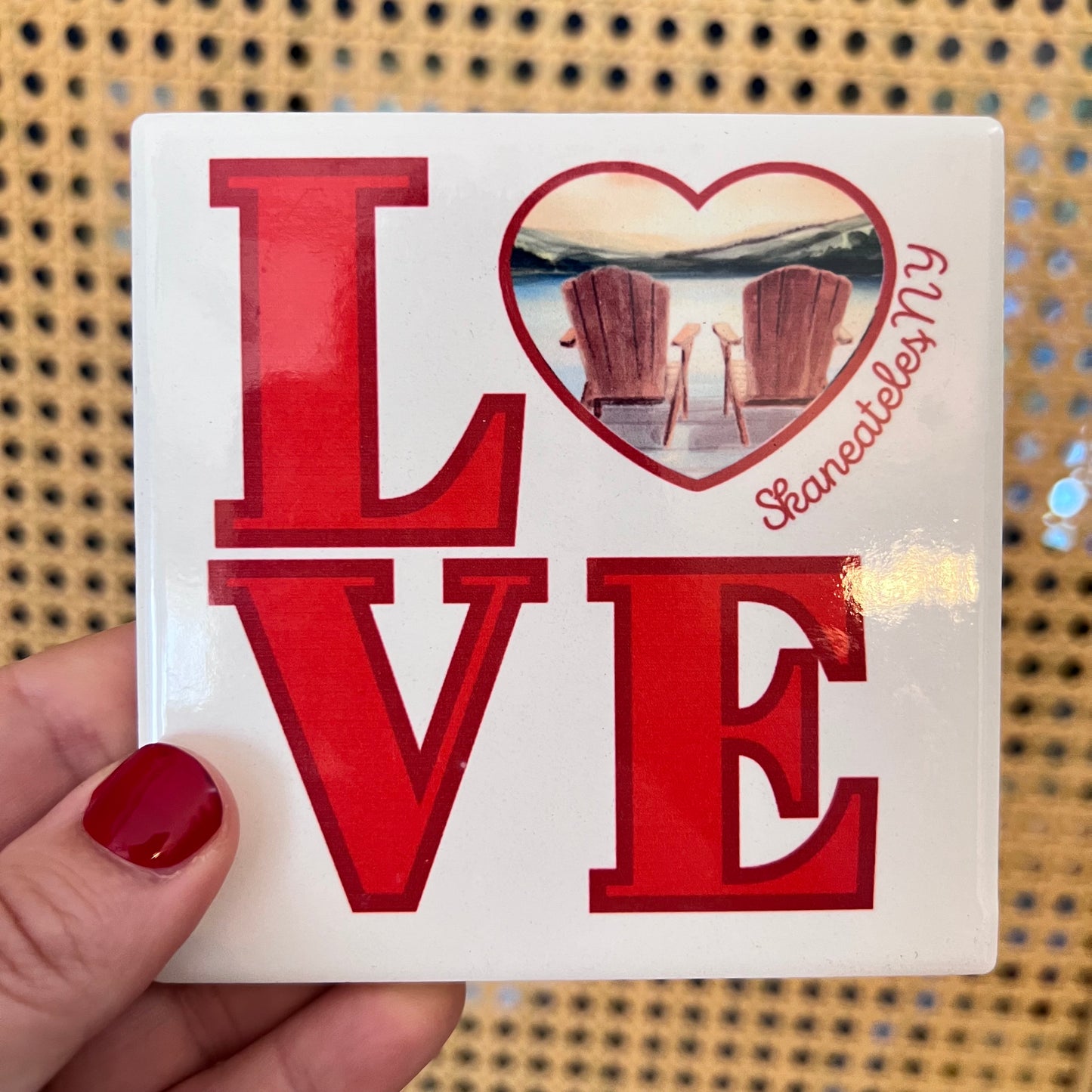Sample Sale Ceramic Tile Coaster (style 10)