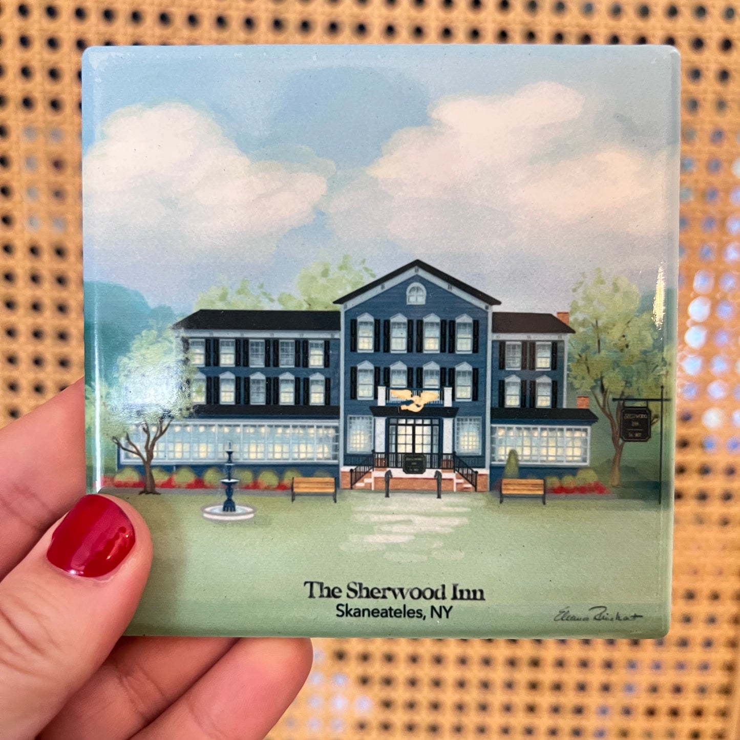 Sample Sale Ceramic Tile Coaster (style 11)