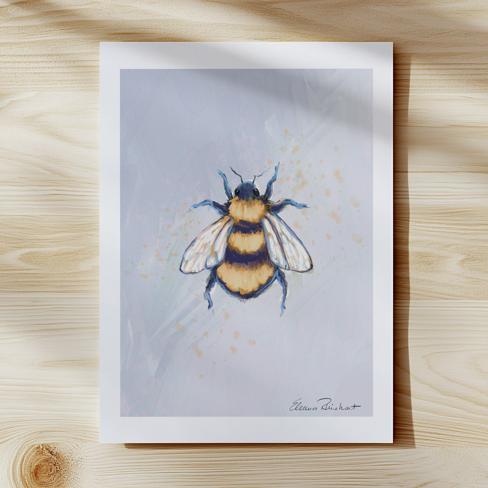 One Small Thing - Bumble Bee Art Print
