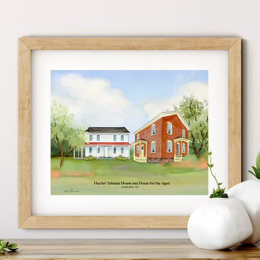 Harriet Tubman House and Home for the Aged,  Auburn, NY - Fine Art Print