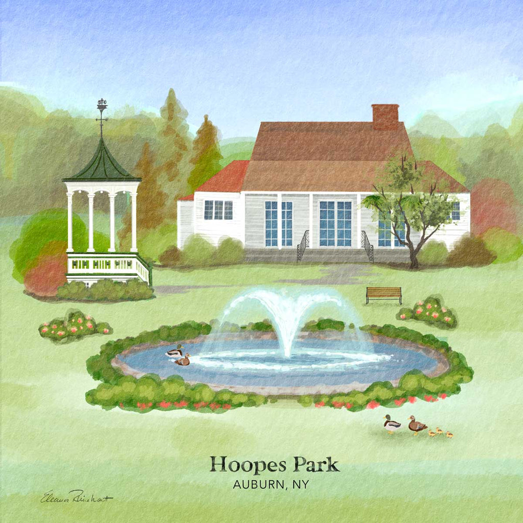 Hoopes Park, Auburn Framed Mini Print