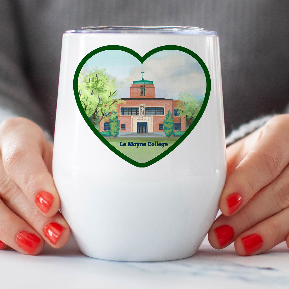 Le Moyne College, Syracuse NY Wine Tumbler Stainless Steel