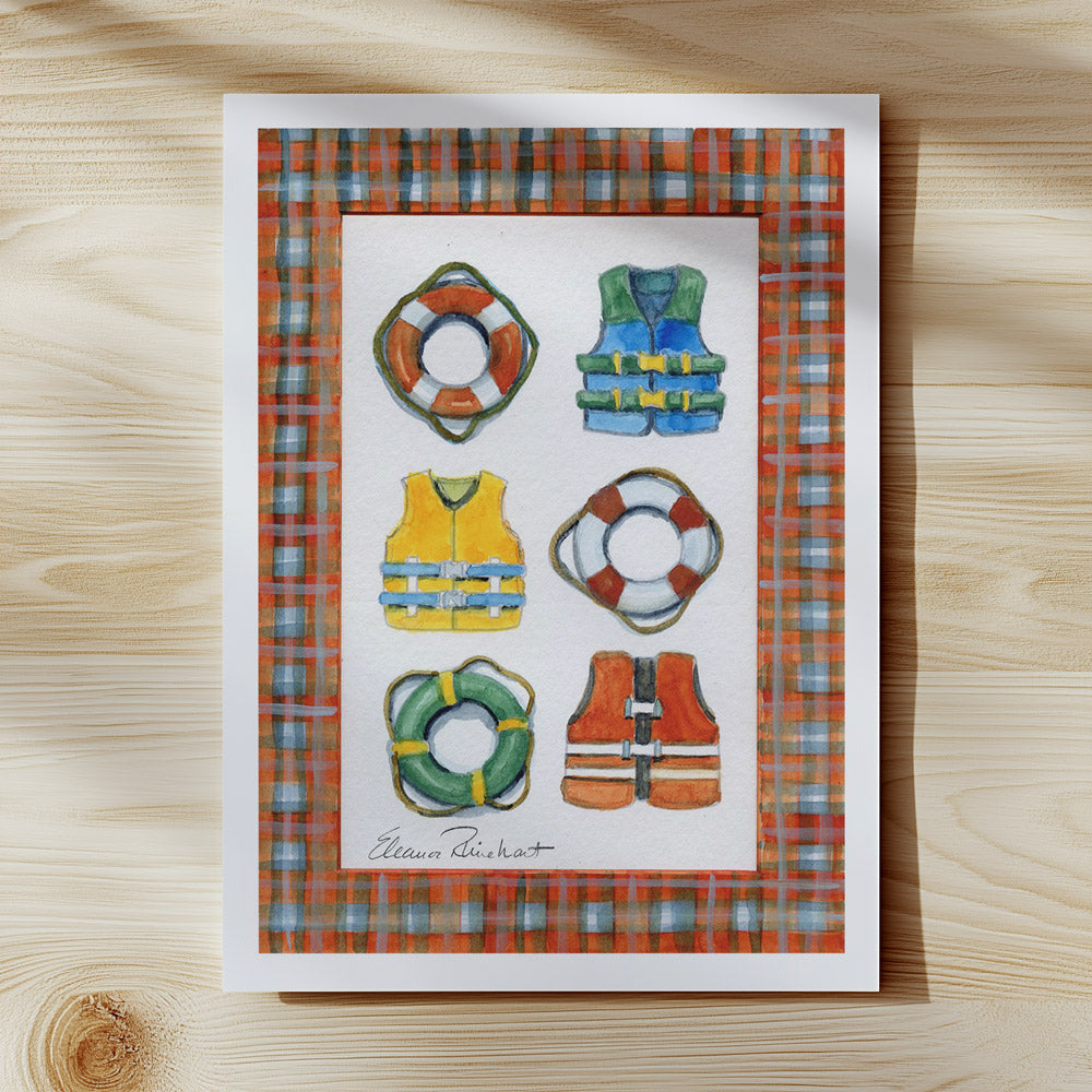 Ready to Launch (Life Jackets) — ART PRINT