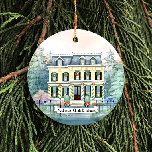 MCK Farmhouse Porcelain Ornament