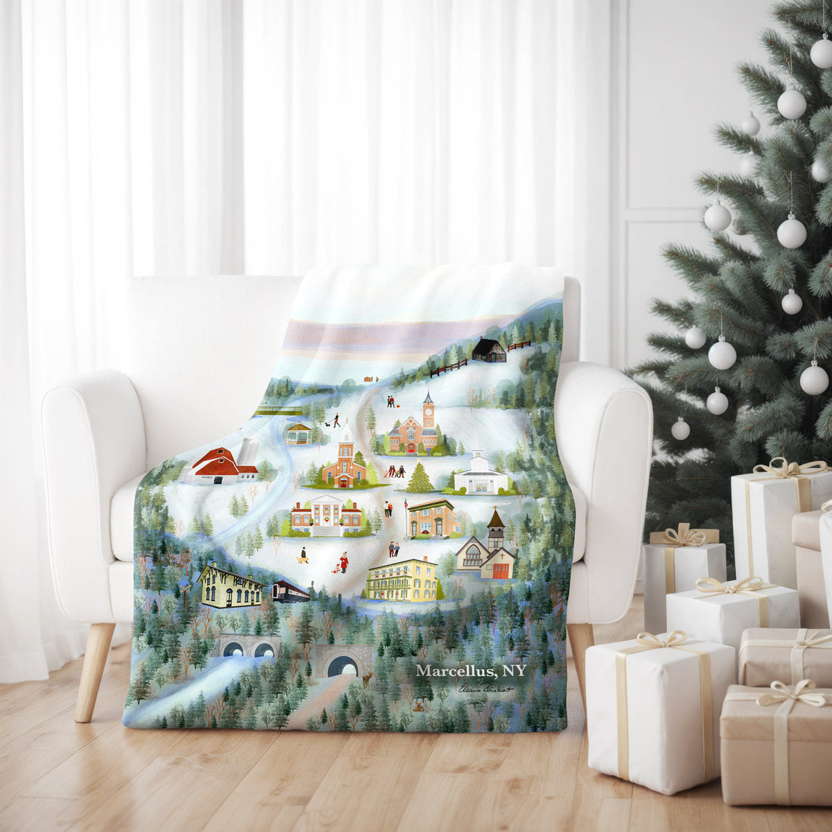 Marcellus Double Layer Fleece and Sherpa Blankets