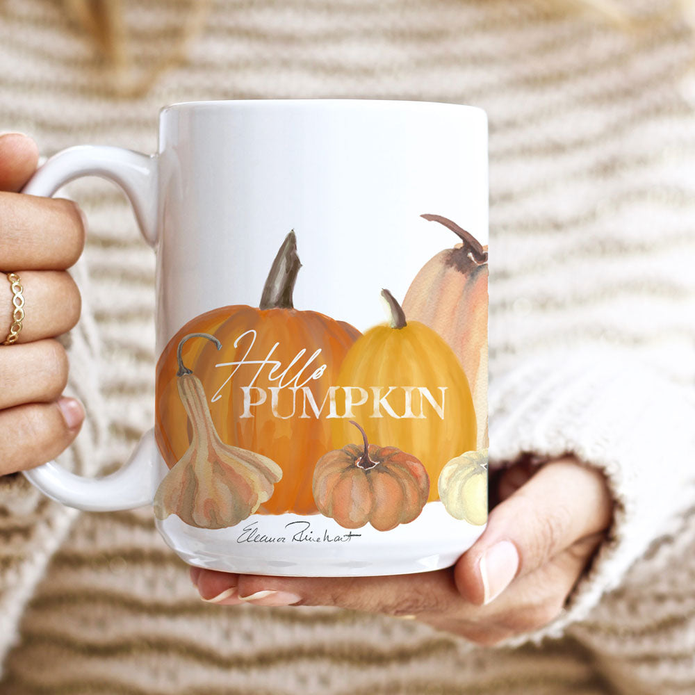Hello Pumpkin Mug 15oz