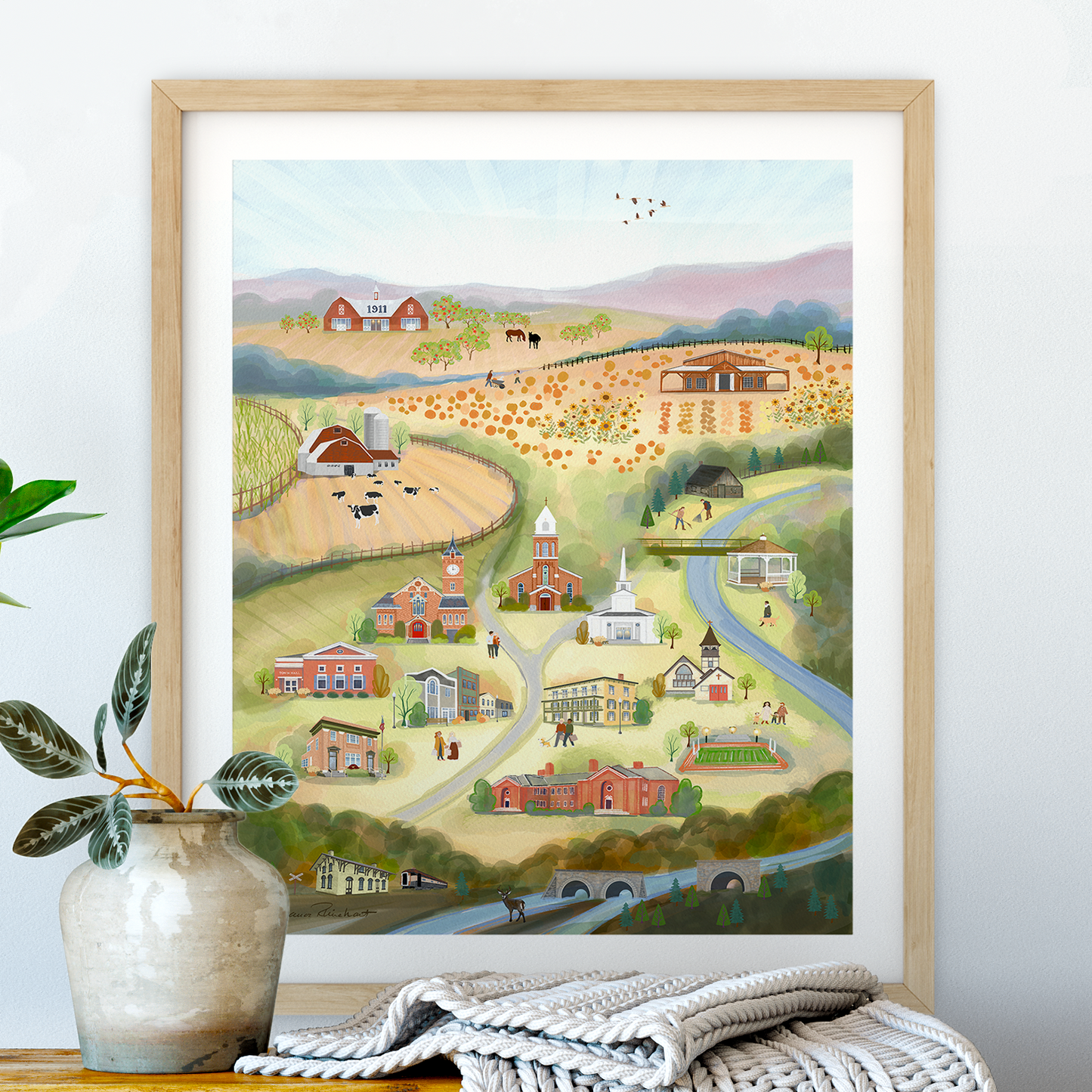 Marcellus, NY Autumn/Fall Fine Art Print