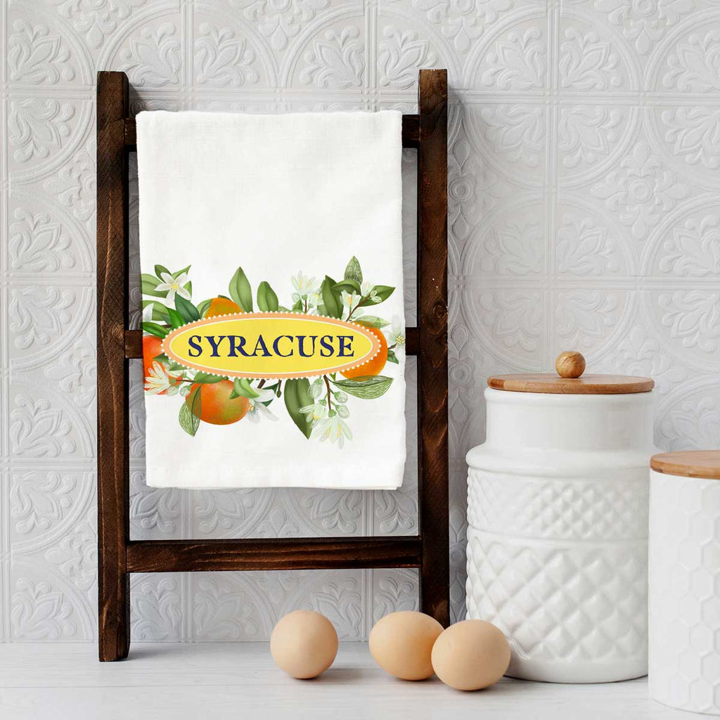 Syracuse Orange Blossom Tea Towel