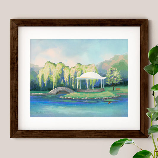 Onondaga Park, Syracuse Framed Mini Print