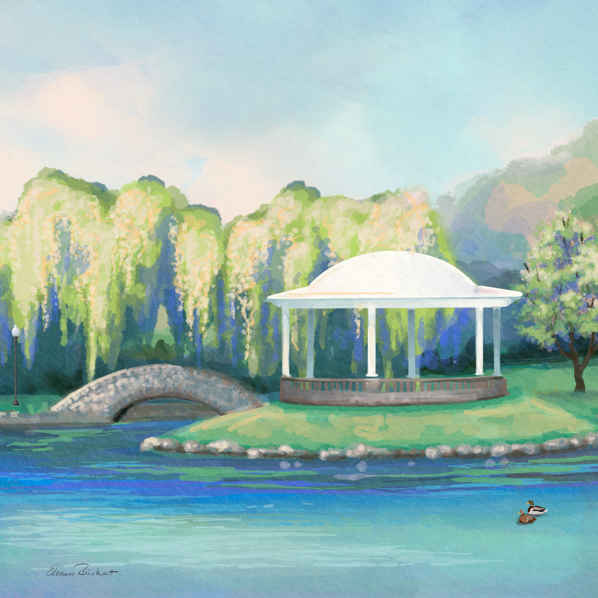 Onondaga Park, Syracuse Framed Mini Print