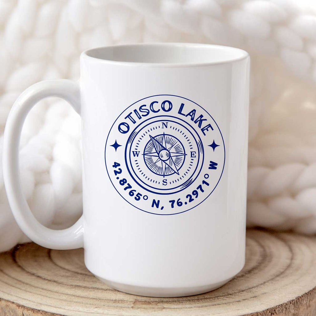 Otisco Lake Classic Compass - 15oz Mug