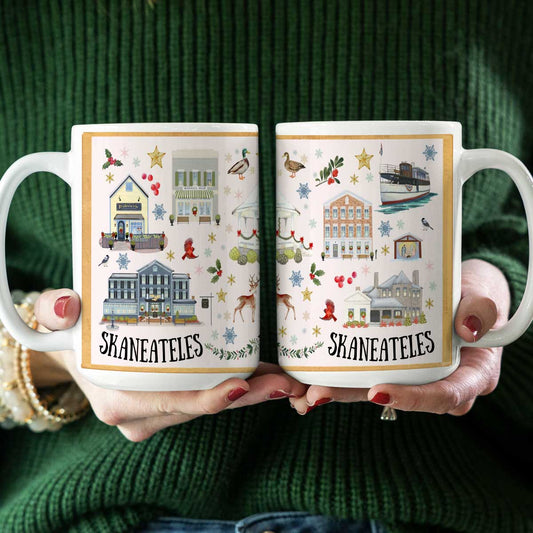 Skaneateles Folk Christmas - 15oz Mug