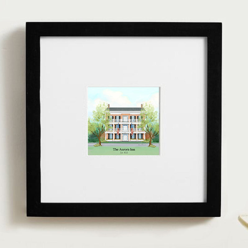 Aurora Inn Framed Mini