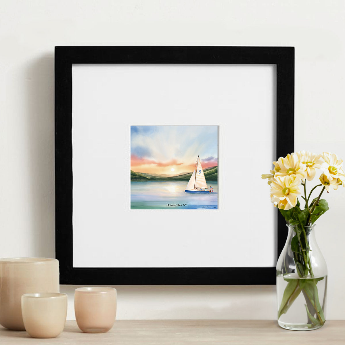Skaneateles Lightning Sunrise Fine Art Print