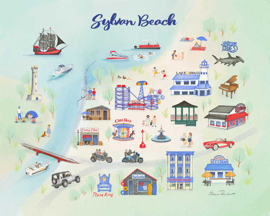 Sylvan Beach, NY Fine Art Print