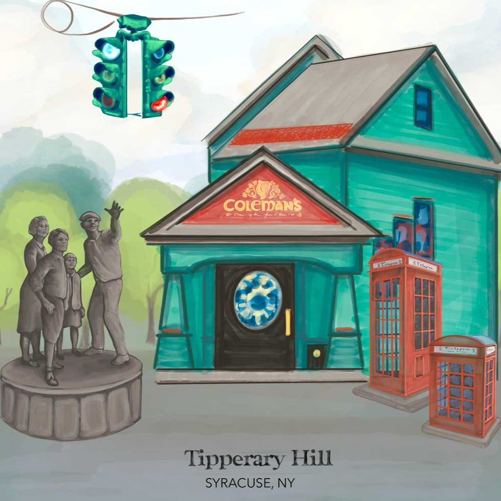 Tipperary Hill Syracuse Framed Mini Print