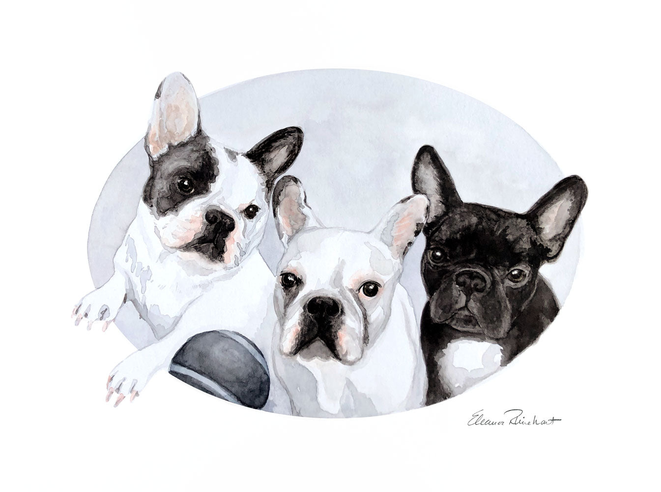 JANUARY BOOKING - Custom Watercolor Pet Portrait - Hand Painted Original Artwork from Your Photos, Custom details added