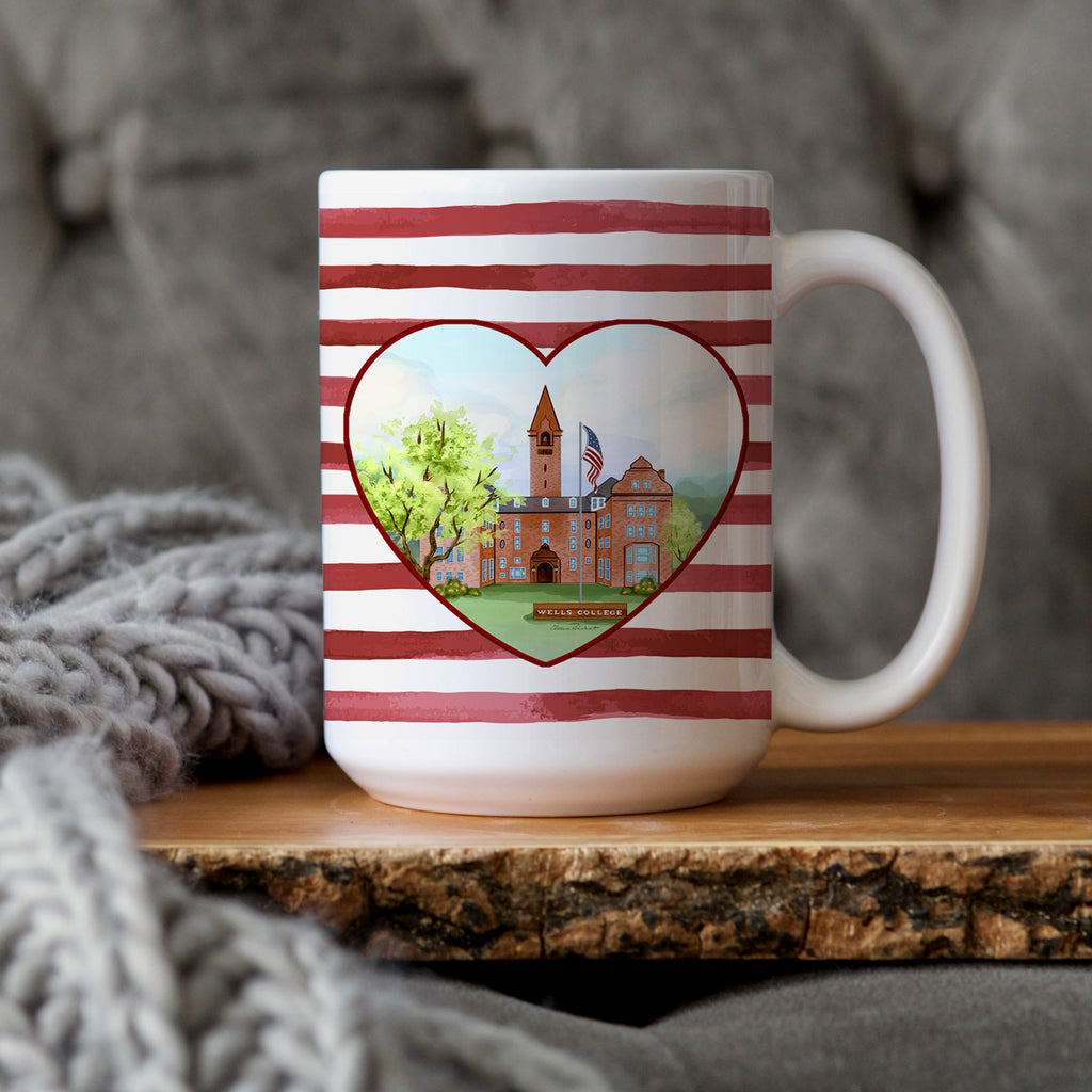 Wells College, Aurora, NY Ceramic Mug (15oz)