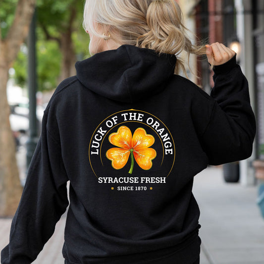 Luck of the Orange, Hoodie Syracuse, NY, 3 Colors