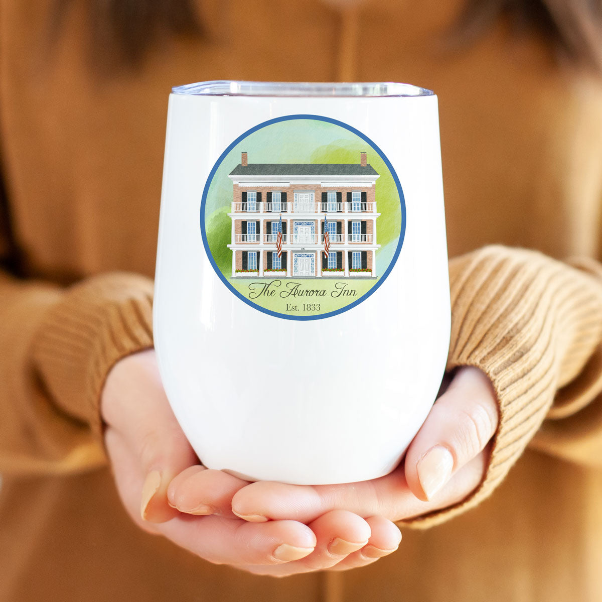 Aurora Inn Wine Tumbler Stainless Steel