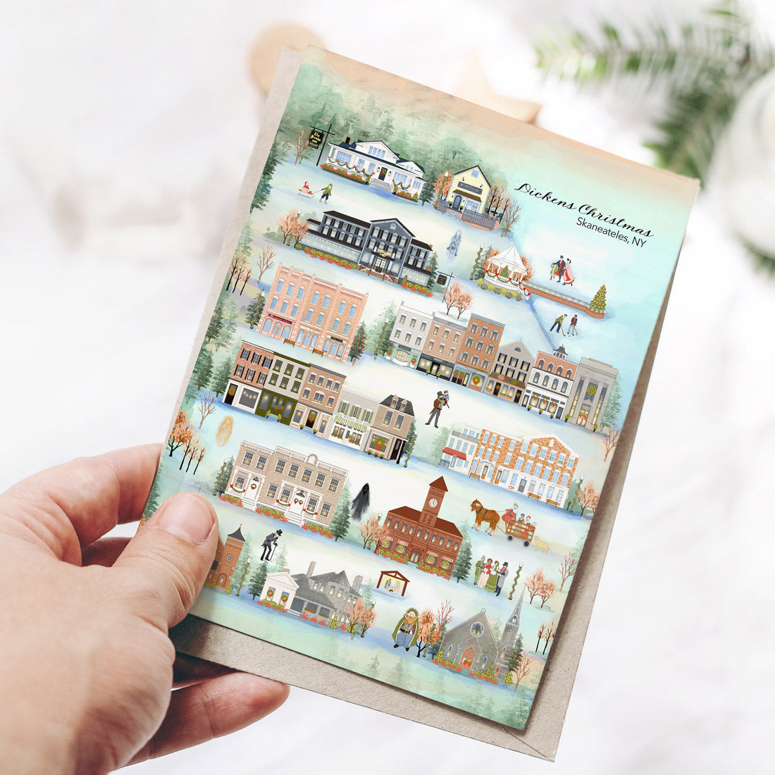 Skaneateles Dickens' Christmas Folded Greeting Cards