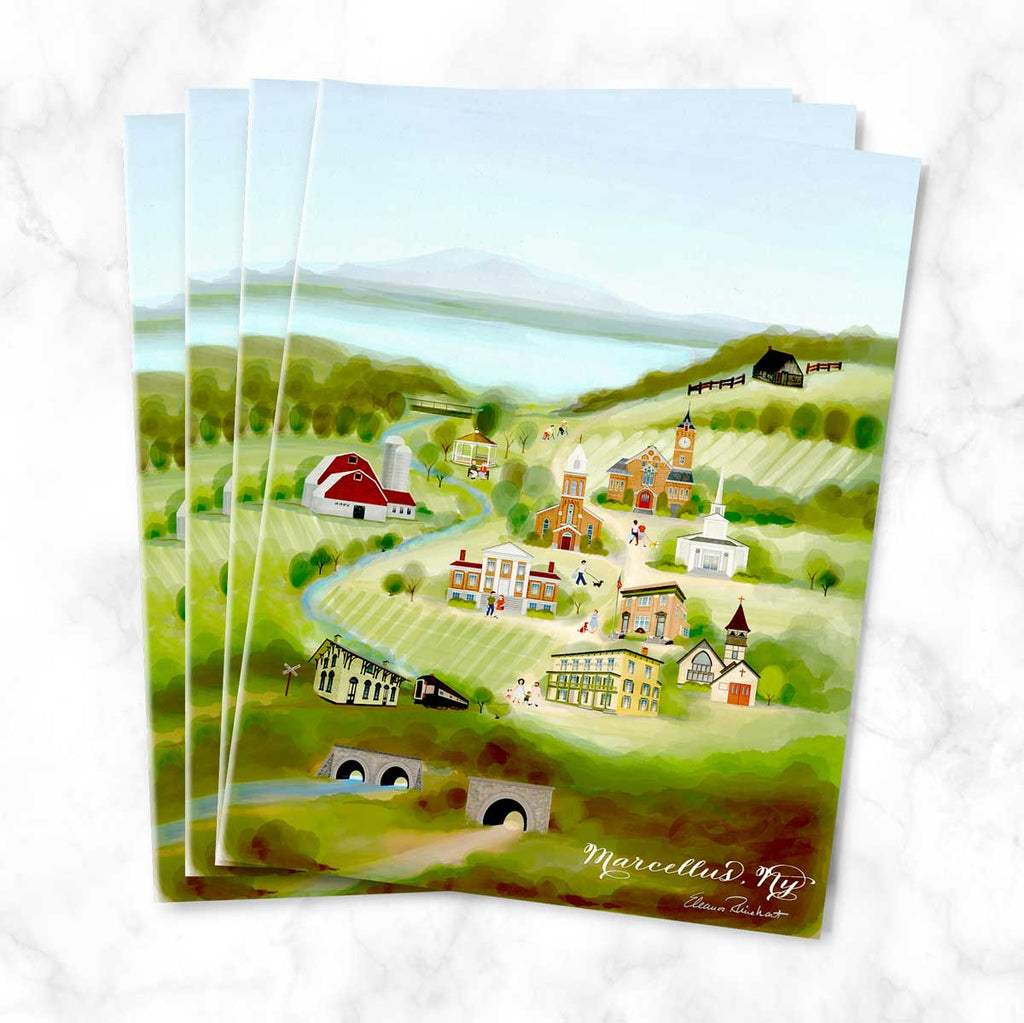 Marcellus Summer Folded Notecard Set