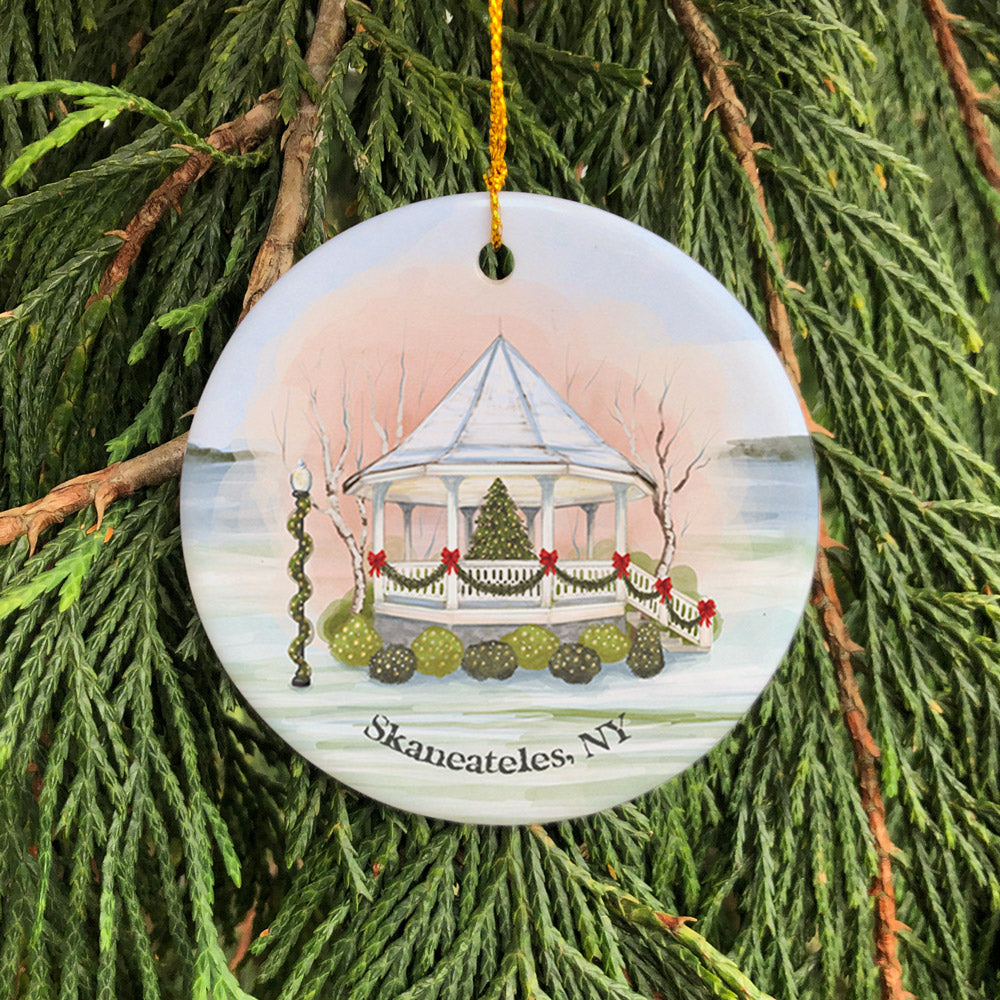 Skaneateles Gazebo Porcelain Ornament