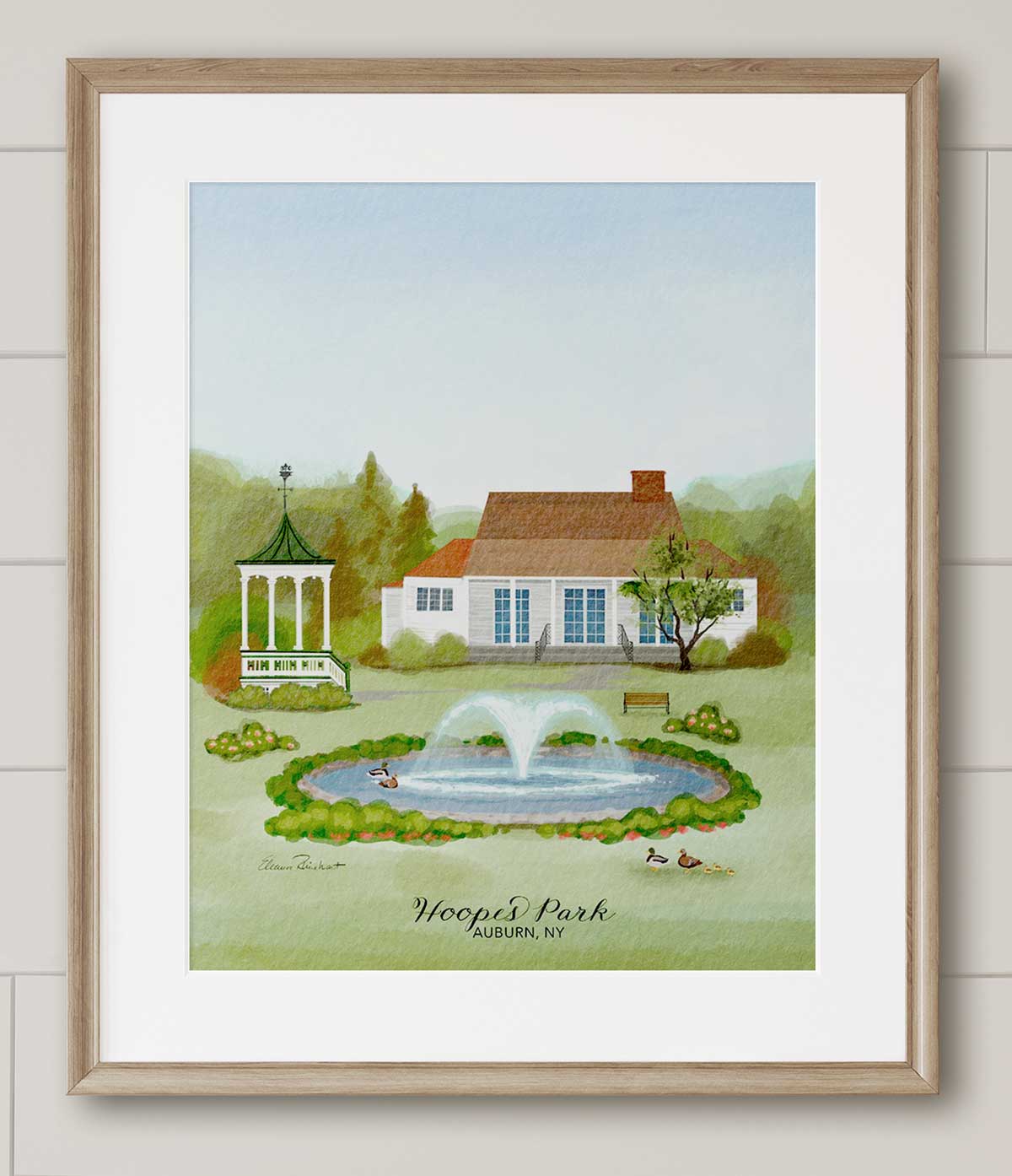 Hoopes Park Auburn, NY Summer Fine Art Print